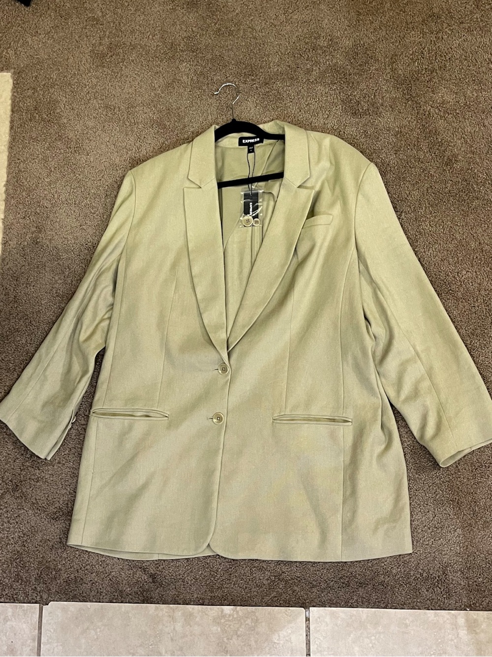 Express Taupe Blazer